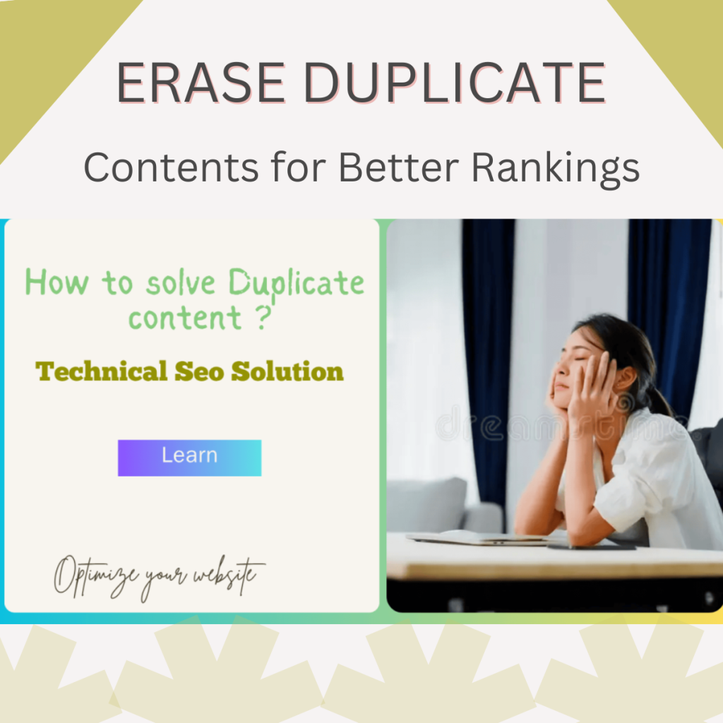 Fix this now: Elimating Duplicate Content for Better Rankings: